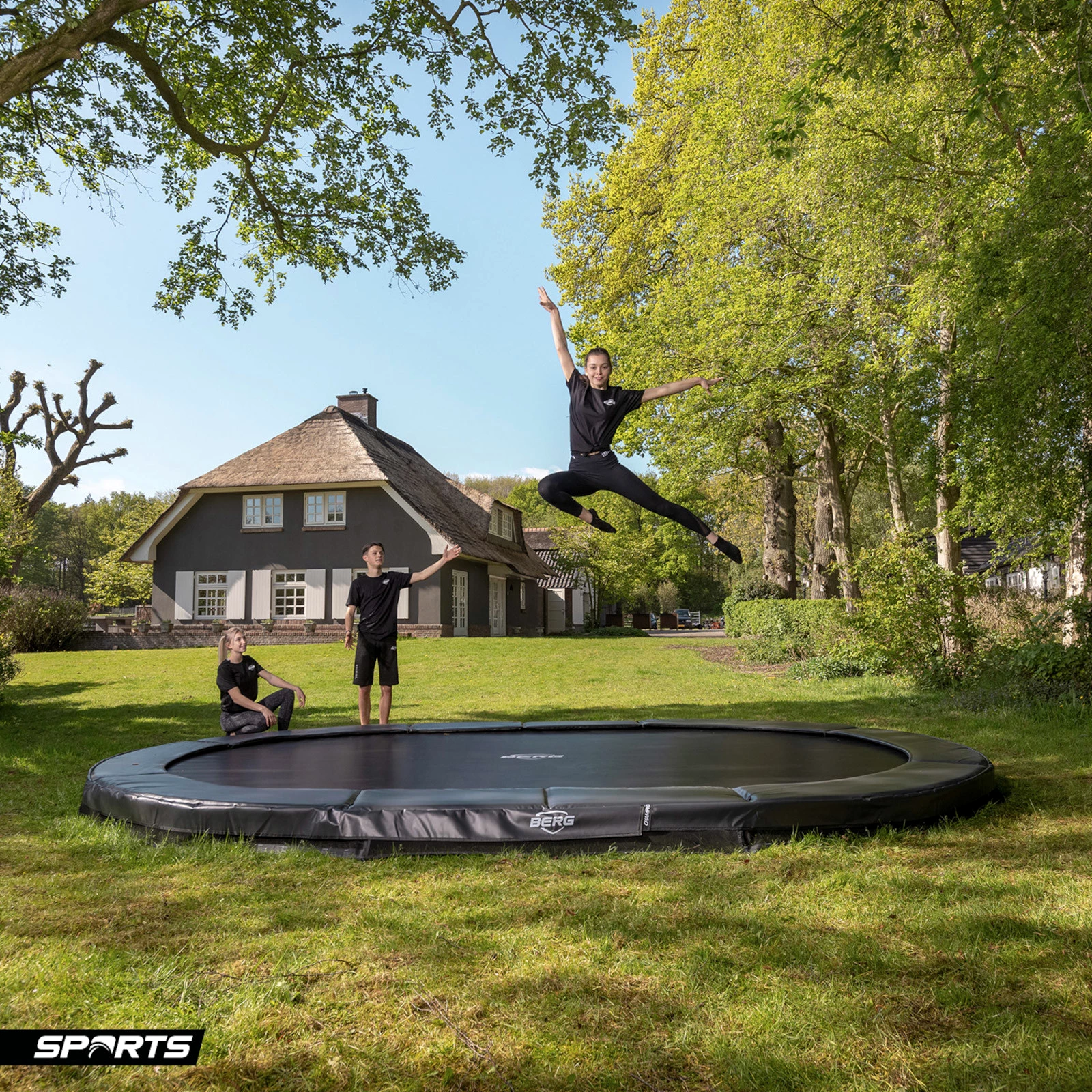 Berg Trampolin Grand Champion InGround AirFlow Pro Produktbild