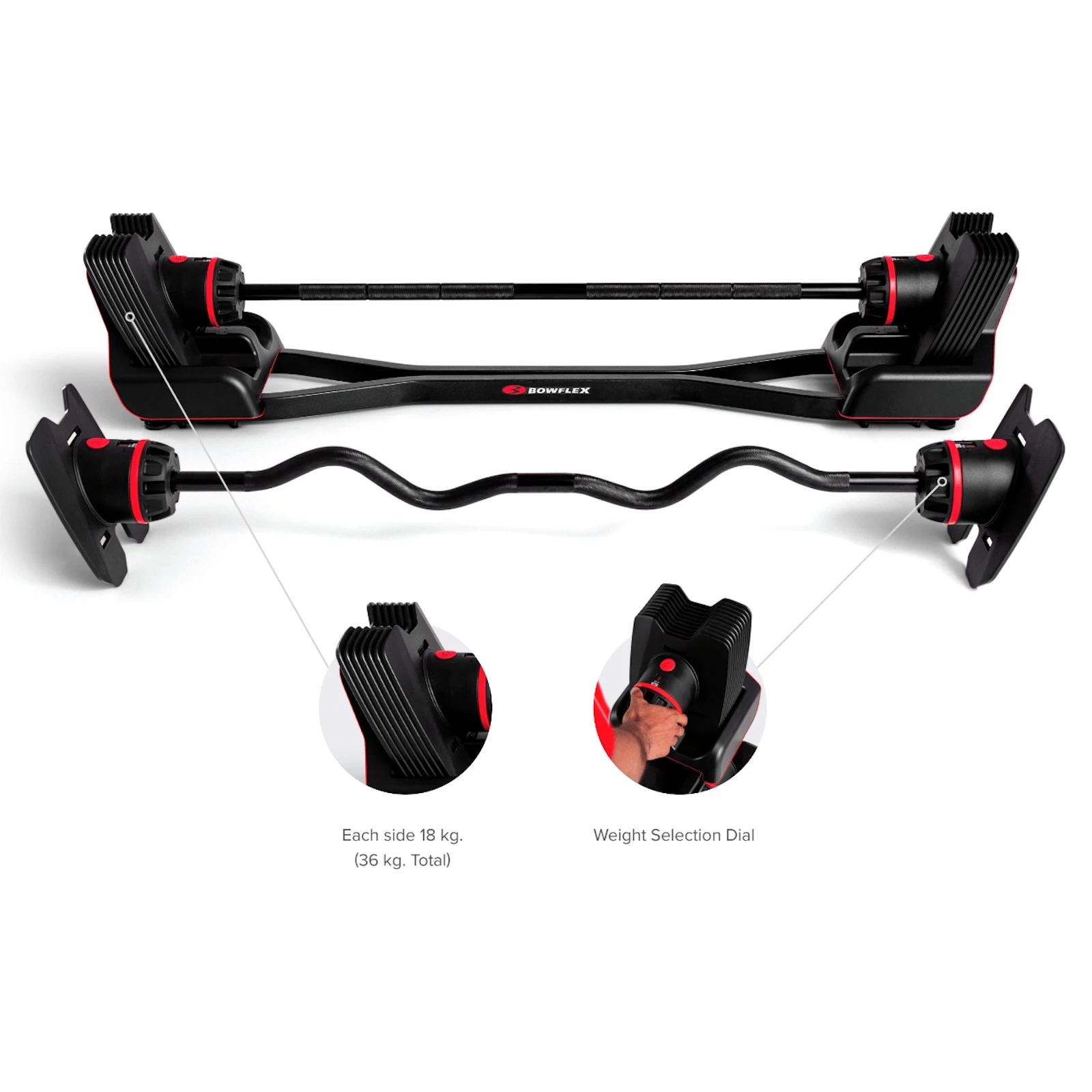 BowFlex SelectTech Langhantelset 2080 Produktbild