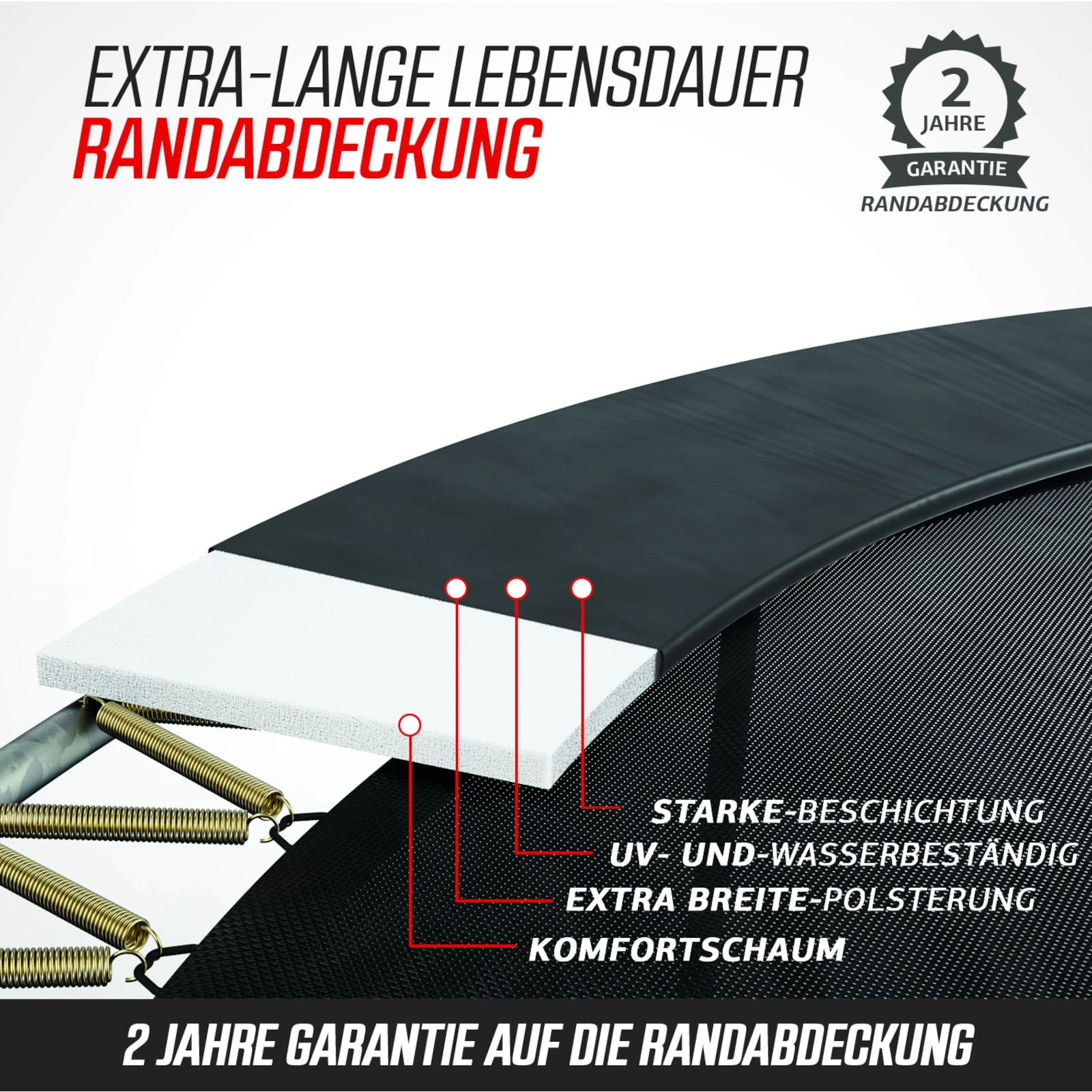 Berg Trampolin Champion inkl. Sicherheitsnetz Deluxe AirFlow Pro Produktbild