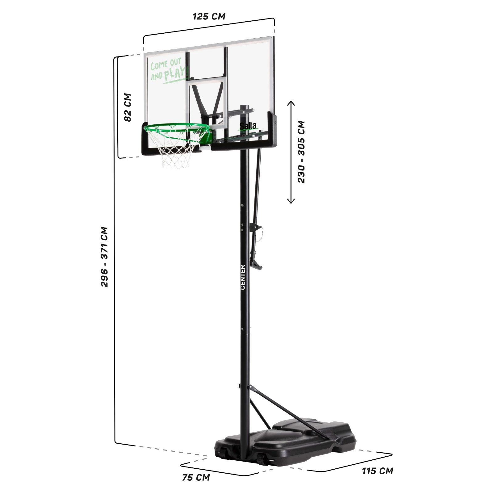 Salta Basketballkorb Center Produktbild