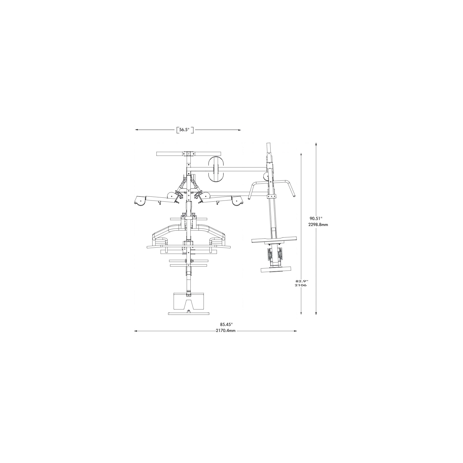 BodyCraft Kraftstation X-Press pro Produktbild