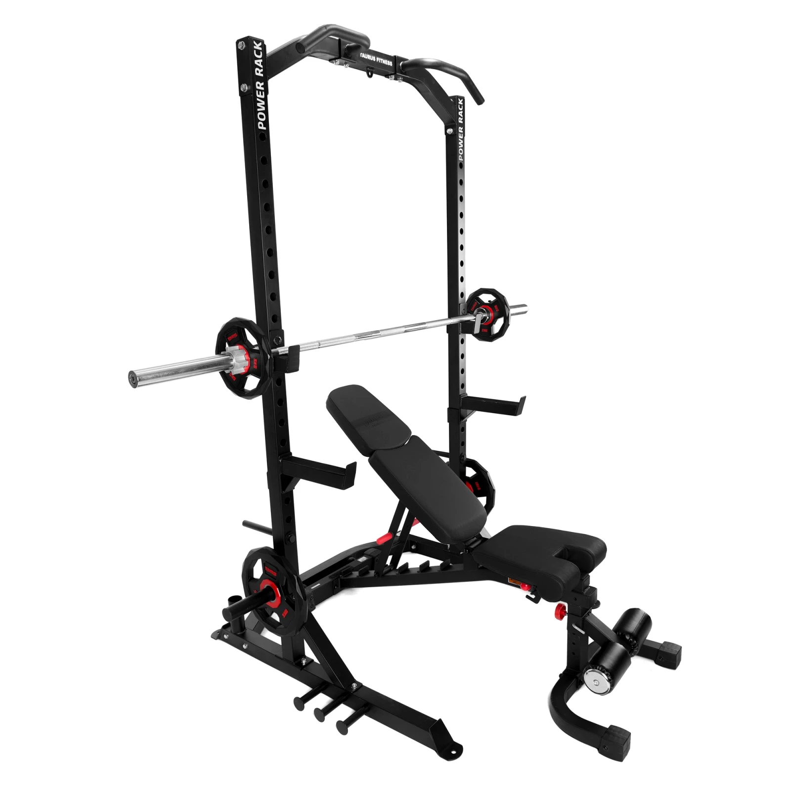 Taurus Squat Rack inkl. Taurus Hantelbank B990 F.I.D. Produktbild