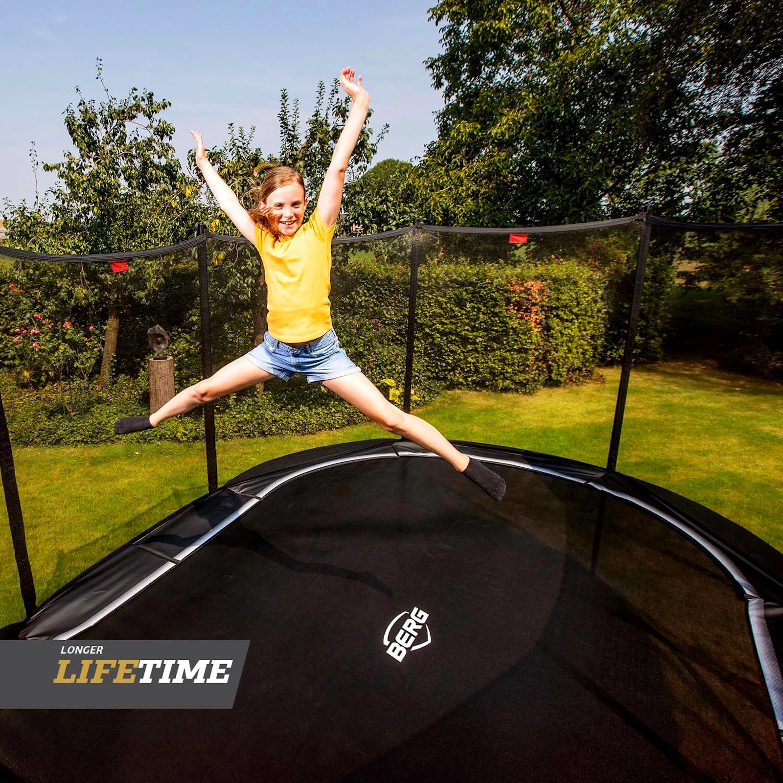 Berg Trampolin Grand Favorit inkl. Sicherheitsnetz Comfort Produktbild