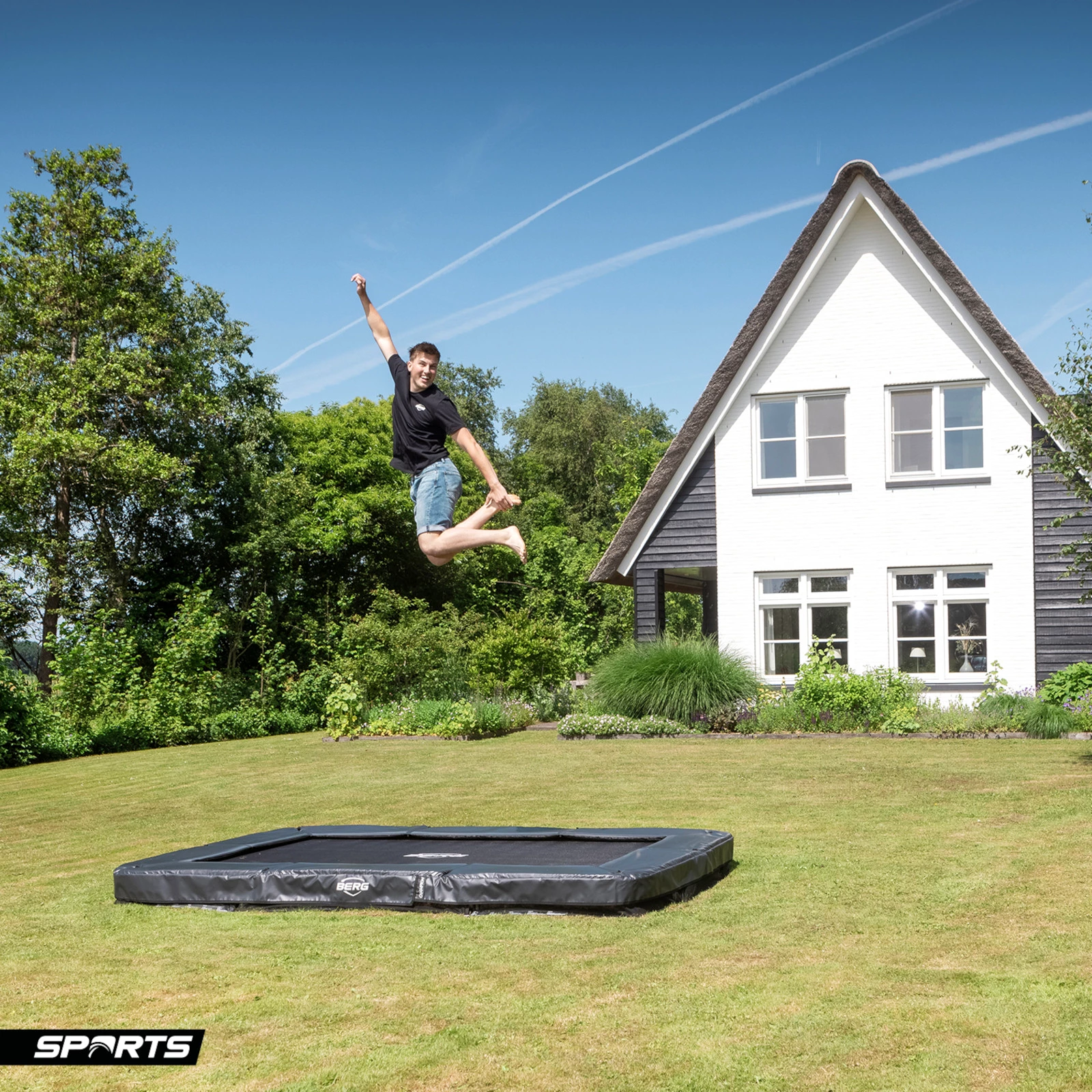 Berg Trampolin Ultim Champion InGround Sports AirFlow Pro Produktbild