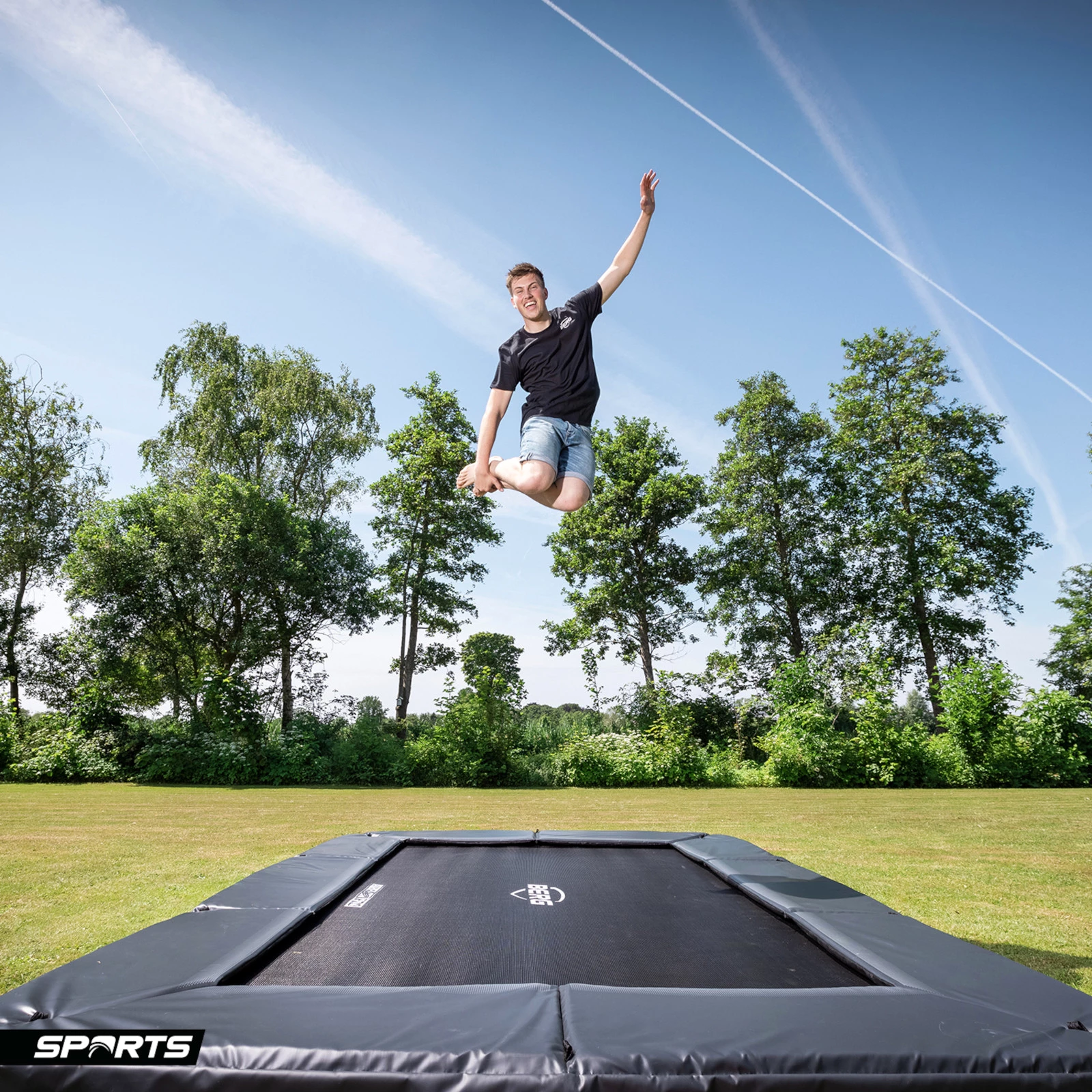 Berg Trampolin Ultim Champion InGround Sports AirFlow Pro Produktbild