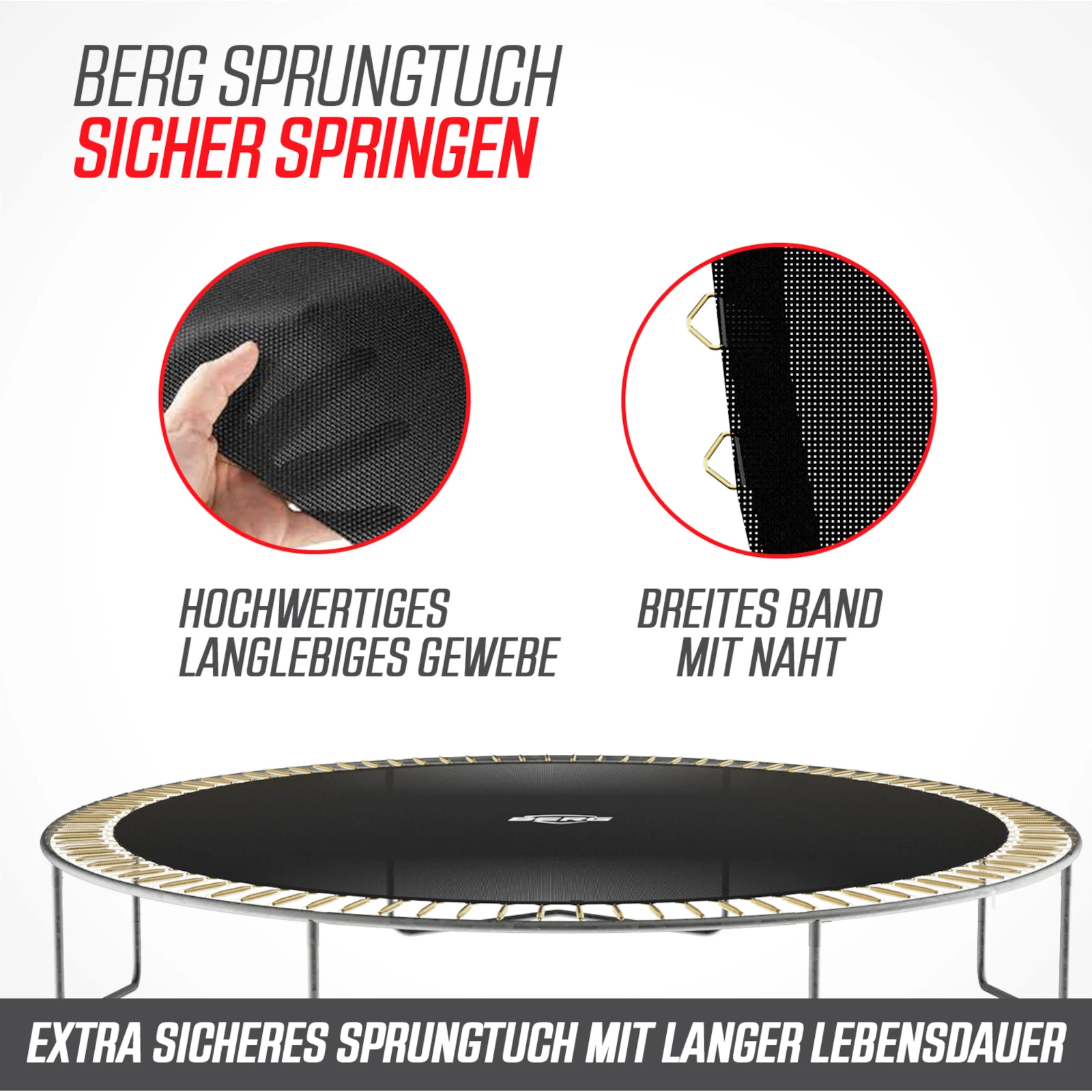 Berg Trampolin Favorit inkl. Sicherheitsnetz Comfort Produktbild