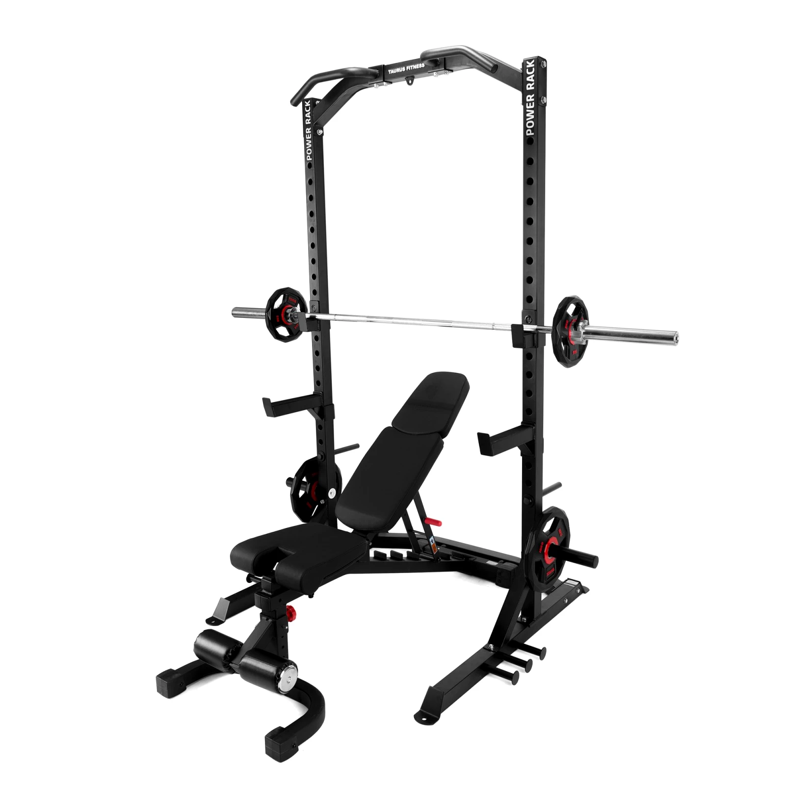 Taurus Squat Rack inkl. Taurus Hantelbank B990 F.I.D. Produktbild