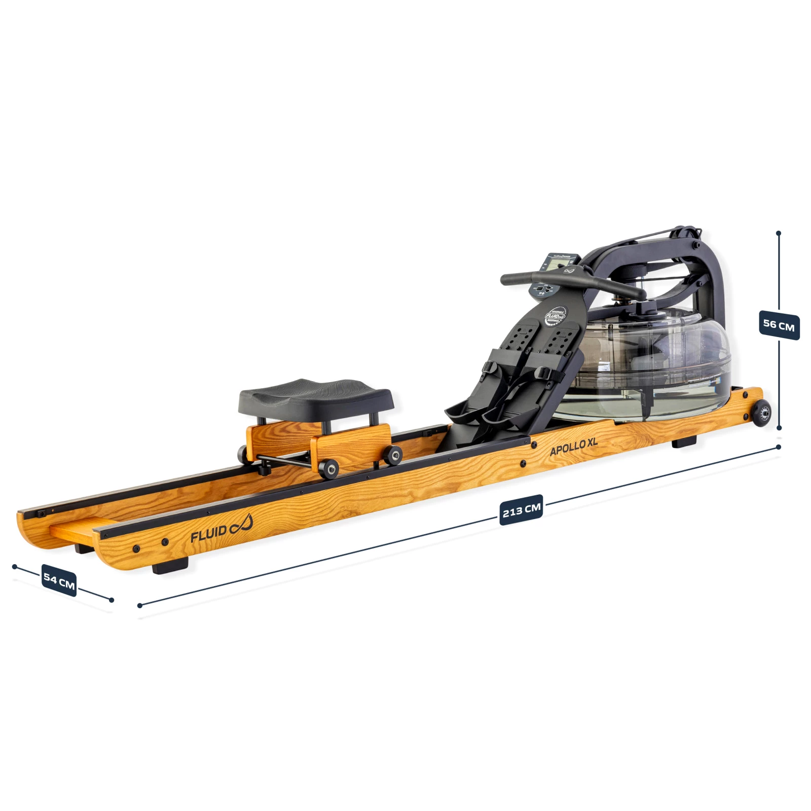 Fluid Rower Rudergerät Apollo XL Buche Produktbild